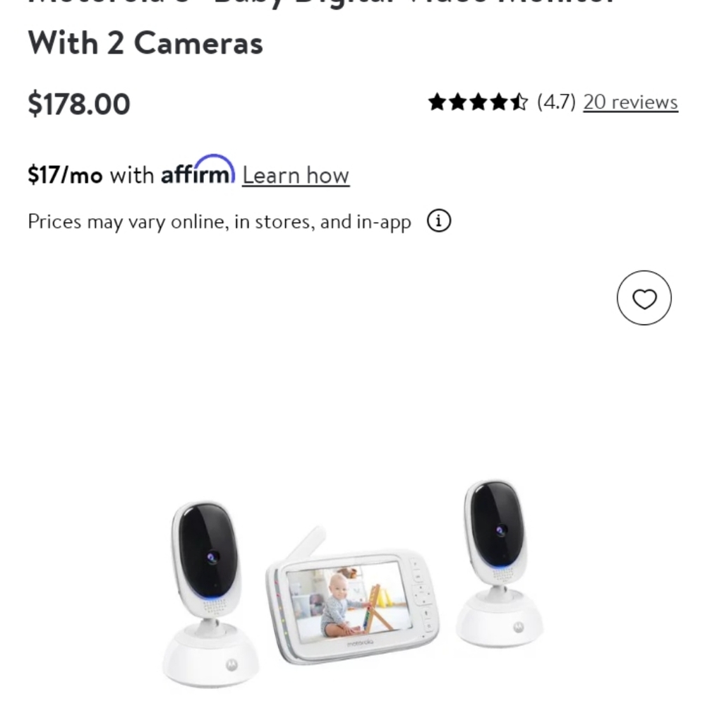Motorola baby monitor